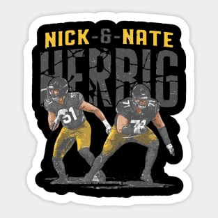 Nick Herbig & Nate Herbig Pittsburgh Brothers Sticker